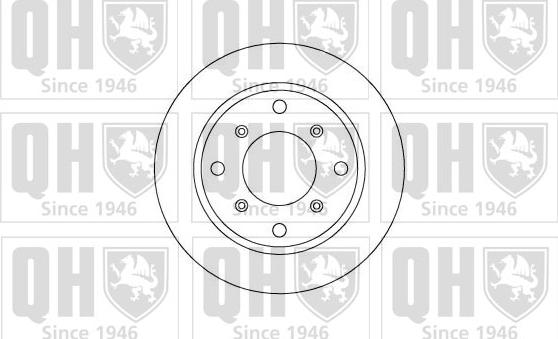 Quinton Hazell BDC4828 - Brake Disc autospares.lv