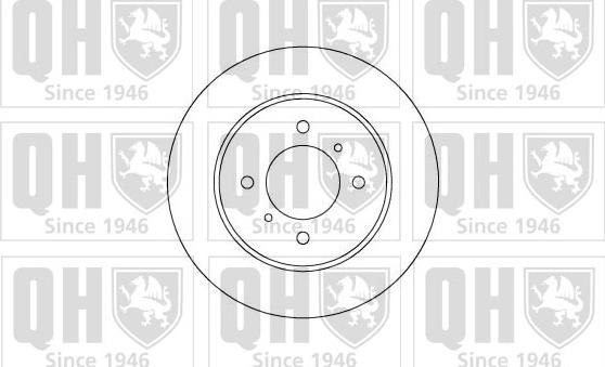 Quinton Hazell BDC4879 - Brake Disc autospares.lv