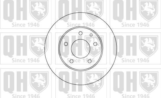 Quinton Hazell BDC4875 - Brake Disc autospares.lv