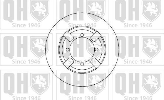 Quinton Hazell BDC4878 - Brake Disc autospares.lv