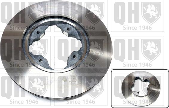 Quinton Hazell BDC4357 - Brake Disc autospares.lv