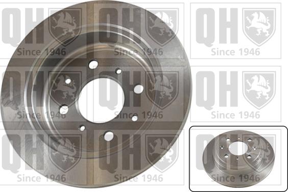 Quinton Hazell BDC4369 - Brake Disc autospares.lv