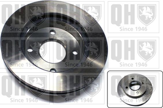 Quinton Hazell BDC4365 - Brake Disc autospares.lv