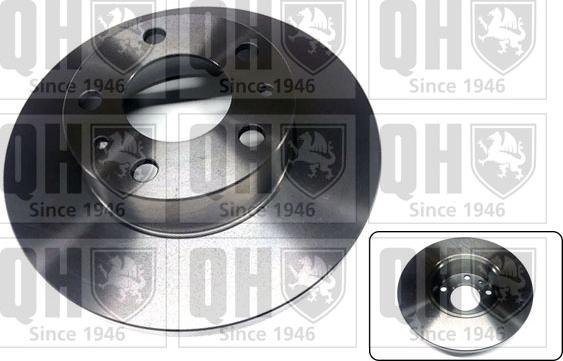 Quinton Hazell BDC4363 - Brake Disc autospares.lv