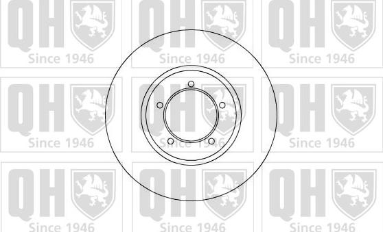 Quinton Hazell BDC4304 - Brake Disc autospares.lv