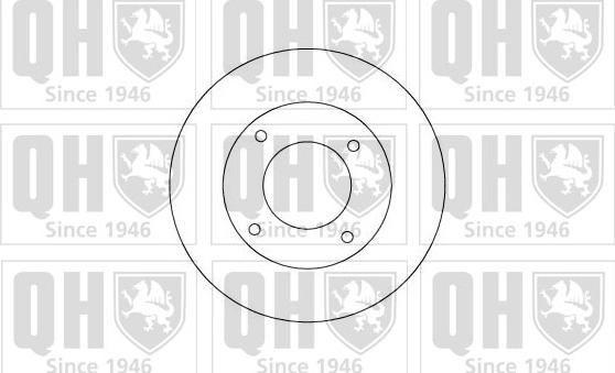 Quinton Hazell BDC4319 - Brake Disc autospares.lv