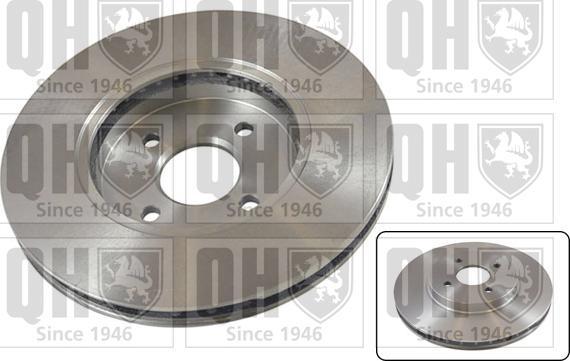 Quinton Hazell BDC4316 - Brake Disc autospares.lv