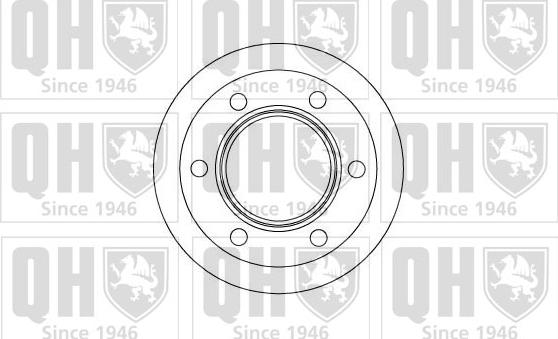 Quinton Hazell BDC4311 - Brake Disc autospares.lv