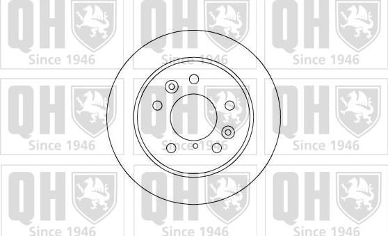 Quinton Hazell BDC4388 - Brake Disc autospares.lv