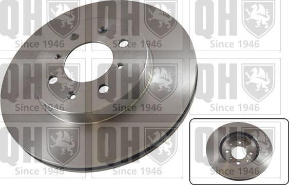 Quinton Hazell BDC4372 - Brake Disc autospares.lv