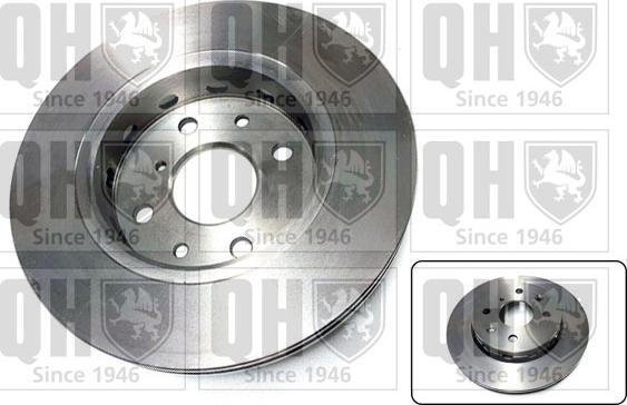 Quinton Hazell BDC4377 - Brake Disc autospares.lv