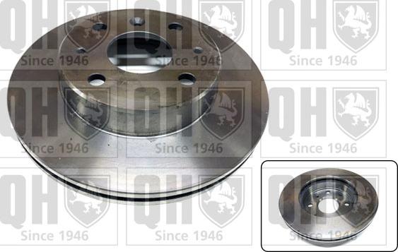 Quinton Hazell BDC4276 - Brake Disc autospares.lv