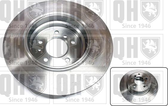 Quinton Hazell BDC4751 - Brake Disc autospares.lv