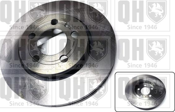 Quinton Hazell BDC4764 - Brake Disc autospares.lv