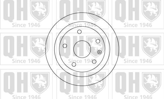 Quinton Hazell BDC4765 - Brake Disc autospares.lv