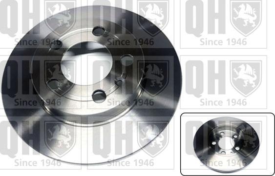 Quinton Hazell BDC4763 - Brake Disc autospares.lv