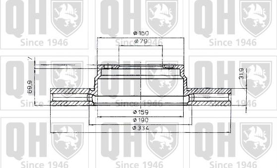 Quinton Hazell BDC4785 - Brake Disc autospares.lv