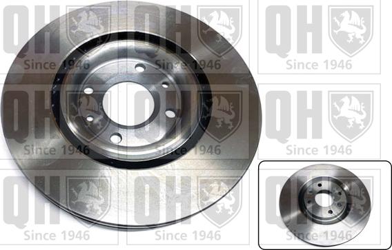 Quinton Hazell BDC4739 - Brake Disc autospares.lv