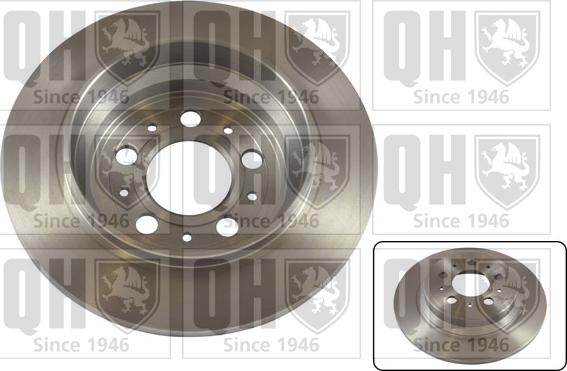 Quinton Hazell BDC4729 - Brake Disc autospares.lv