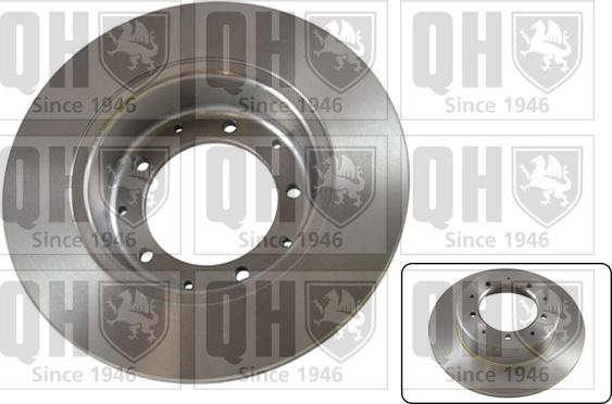 Quinton Hazell BDC4726 - Brake Disc autospares.lv