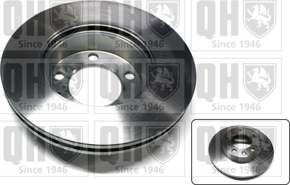 Quinton Hazell BDC5990 - Brake Disc autospares.lv
