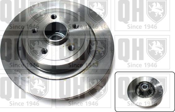 Quinton Hazell BDC5998 - Brake Disc autospares.lv