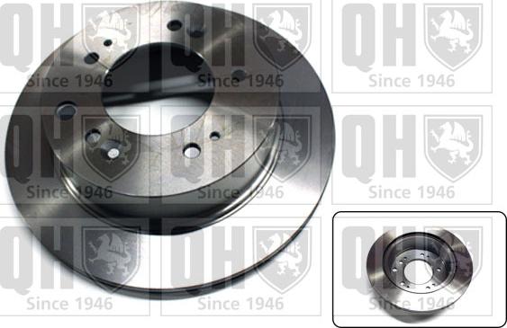 Quinton Hazell BDC5958 - Brake Disc autospares.lv