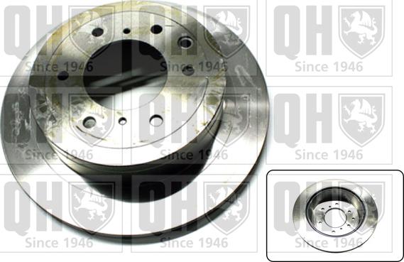 Quinton Hazell BDC5902 - Brake Disc autospares.lv