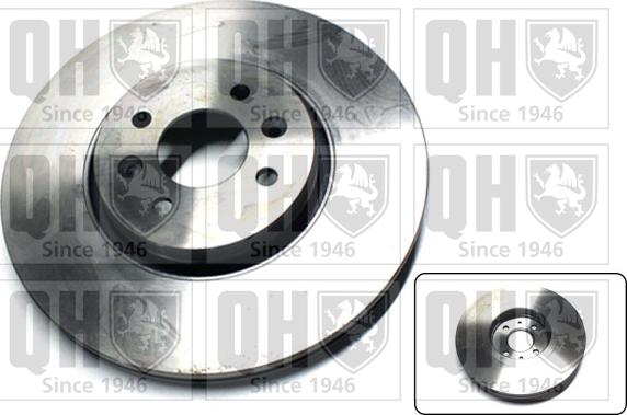 Quinton Hazell BDC5907 - Brake Disc autospares.lv