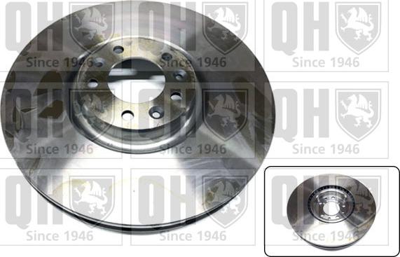 Quinton Hazell BDC5989 - Brake Disc autospares.lv