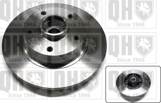 Quinton Hazell BDC5986 - Brake Disc autospares.lv