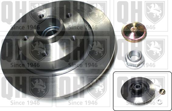 Quinton Hazell BDC5983 - Brake Disc autospares.lv