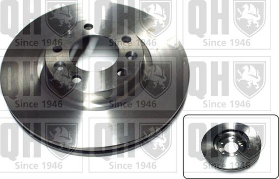 Quinton Hazell BDC5987 - Brake Disc autospares.lv