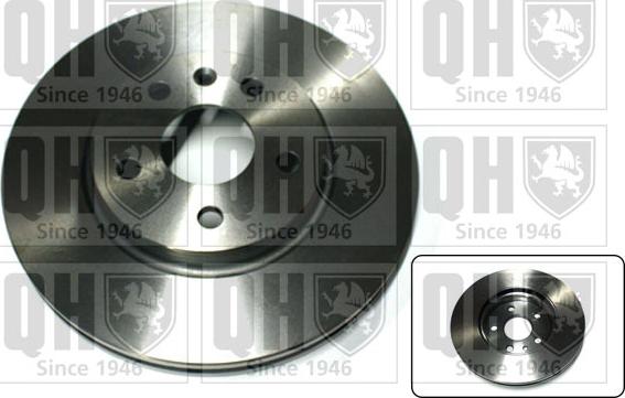 Quinton Hazell BDC5933 - Brake Disc autospares.lv