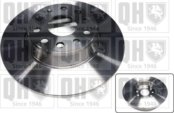 Quinton Hazell BDC5495 - Brake Disc autospares.lv