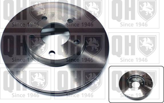 Quinton Hazell BDC5490 - Brake Disc autospares.lv