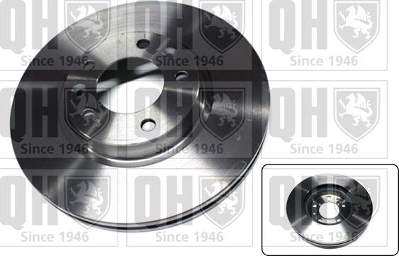 Quinton Hazell BDC5444 - Brake Disc autospares.lv