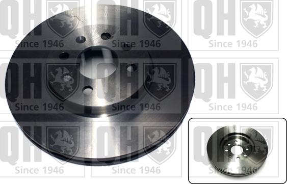 Quinton Hazell BDC5455 - Brake Disc autospares.lv
