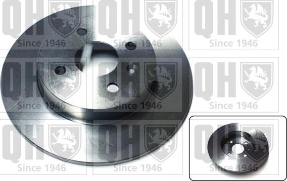Quinton Hazell BDC5456 - Brake Disc autospares.lv