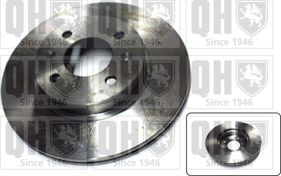 Quinton Hazell BDC5450 - Brake Disc autospares.lv