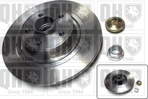 Quinton Hazell BDC5468 - Brake Disc autospares.lv