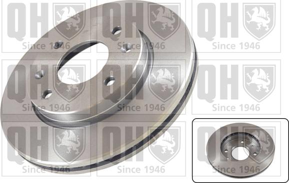 Quinton Hazell BDC5406 - Brake Disc autospares.lv