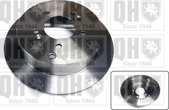 Quinton Hazell BDC5408 - Brake Disc autospares.lv