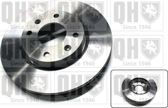 Quinton Hazell BDC5407 - Brake Disc autospares.lv