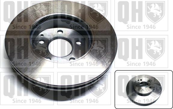 Quinton Hazell BDC5414 - Brake Disc autospares.lv