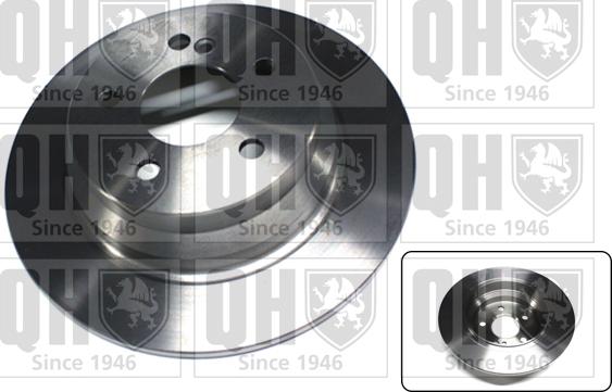 Quinton Hazell BDC5415 - Brake Disc autospares.lv