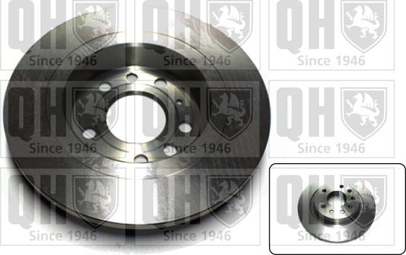 Quinton Hazell BDC5413 - Brake Disc autospares.lv