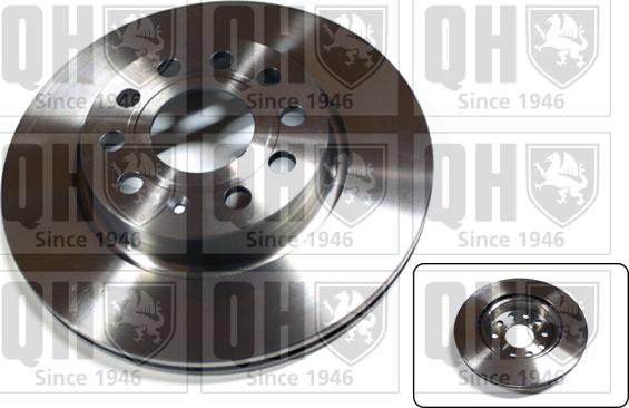 Quinton Hazell BDC5417 - Brake Disc autospares.lv