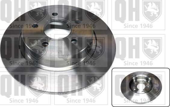 Quinton Hazell BDC5489 - Brake Disc autospares.lv