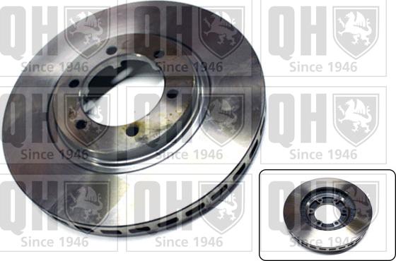 Quinton Hazell BDC5480 - Brake Disc autospares.lv